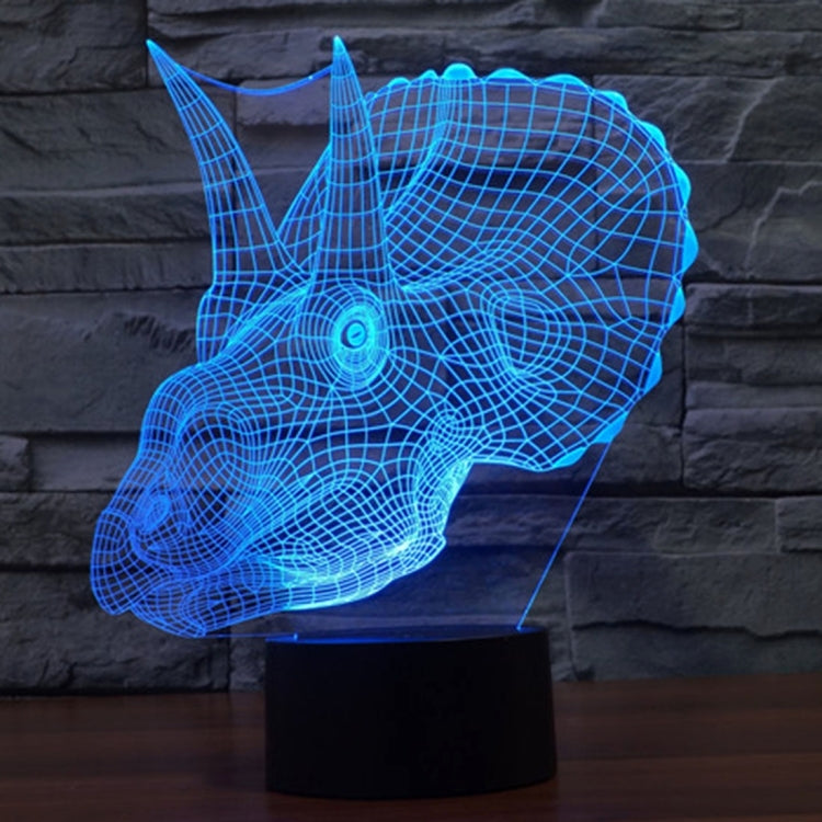 Dinosaur Style 3D Touch Switch Control LED Light , 7 Color Discoloration Creative Visual Stereo Lamp Desk Lamp Night Light - Novelty Lighting by PMC TechLife | Online Shopping South Africa | PMC TechLife | Buy Now Pay Later Mobicred