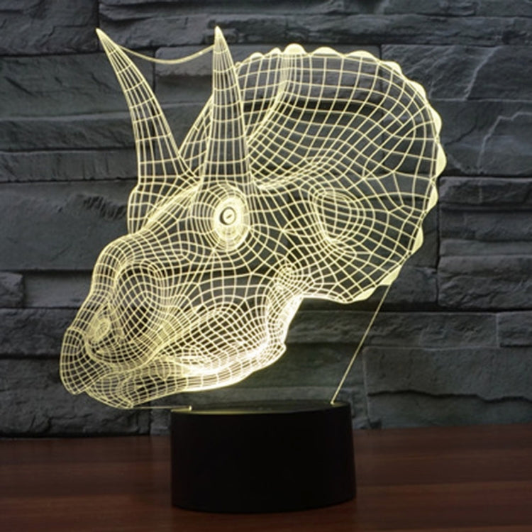 Dinosaur Style 3D Touch Switch Control LED Light , 7 Color Discoloration Creative Visual Stereo Lamp Desk Lamp Night Light - Novelty Lighting by PMC TechLife | Online Shopping South Africa | PMC TechLife | Buy Now Pay Later Mobicred