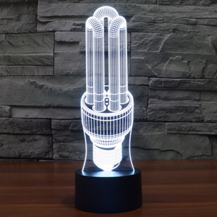 Energy-saving Lamp Style 3D Touch Switch Control LED Light , 7 Color Discoloration Creative Visual Stereo Lamp Desk Lamp Night Light - Novelty Lighting by PMC TechLife | Online Shopping South Africa | PMC TechLife | Buy Now Pay Later Mobicred