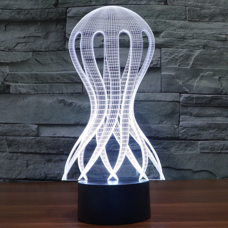 Acaleph Style 3D Touch Switch Control LED Light , 7 Color Discoloration Creative Visual Stereo Lamp Desk Lamp Night Light - Novelty Lighting by PMC TechLife | Online Shopping South Africa | PMC TechLife | Buy Now Pay Later Mobicred