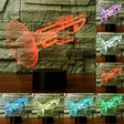 Trumpet Shape 3D Touch Switch Control LED Light , 7 Colour Discoloration Creative Visual Stereo Lamp Desk Lamp Night Light - Novelty Lighting by PMC TechLife | Online Shopping South Africa | PMC TechLife | Buy Now Pay Later Mobicred