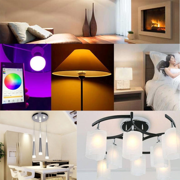 E26 / E27 Port 10W RGB+White Light LED WiFi Smart Light Bulb , Works with Alexa Echo & Google Home, Effective Control Distance: 50m, AC 110V