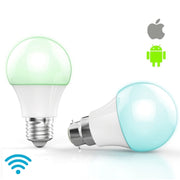 E26 / E27 Port 10W RGB+White Light LED WiFi Smart Light Bulb , Works with Alexa Echo & Google Home, Effective Control Distance: 50m, AC 110V