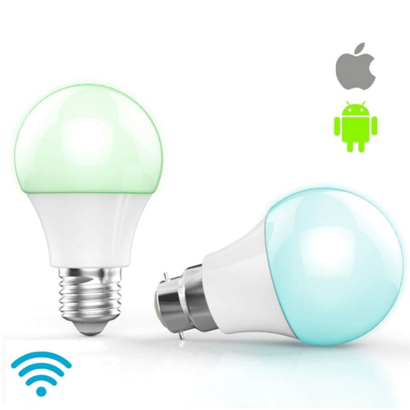E26 / E27 Port 10W RGB+White Light LED WiFi Smart Light Bulb , Works with Alexa Echo & Google Home, Effective Control Distance: 50m, AC 110V