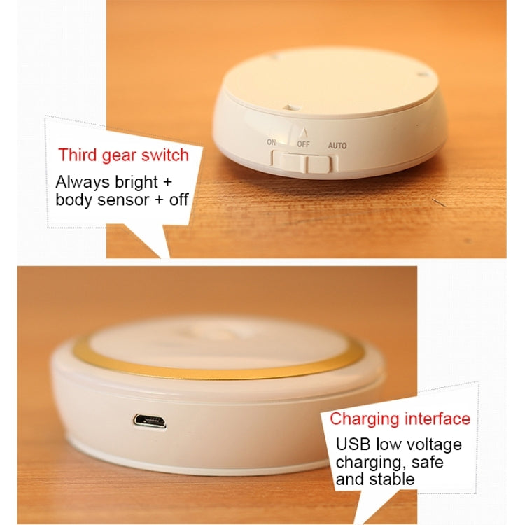 CL018Human Body Induction LED Night Light, USB Charging Bedroom Bedside Lights, Induction distance: 3m - Night Lights by PMc TechLife | Online Shopping South Africa | PMc TechLife | Buy Now Pay Later Mobicred