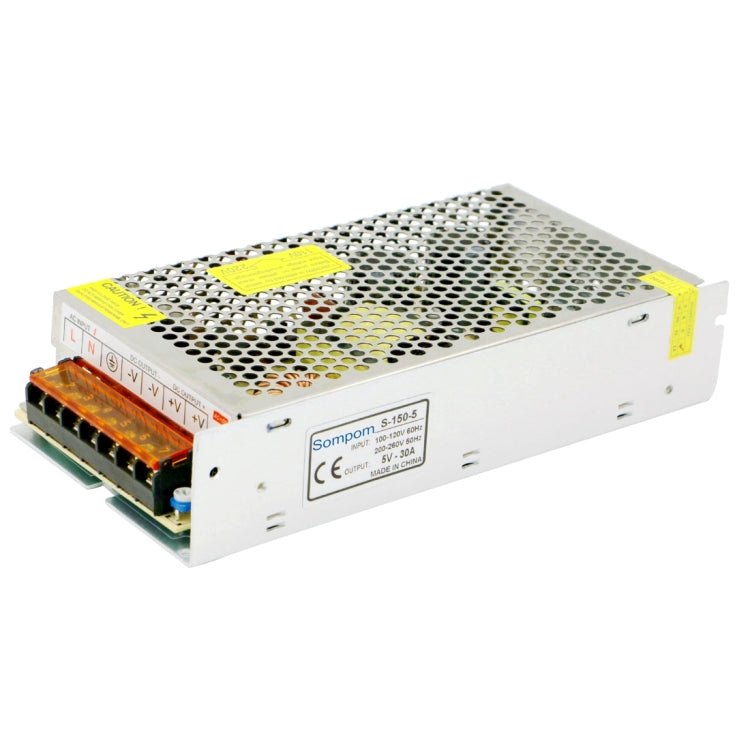 SOMPOM S-150-5 150W 5V 30A Switching Driver LED Light Strip Display Screen Lighting Monitor Power Supply - free shipping - PMC Jewellery - Order now!