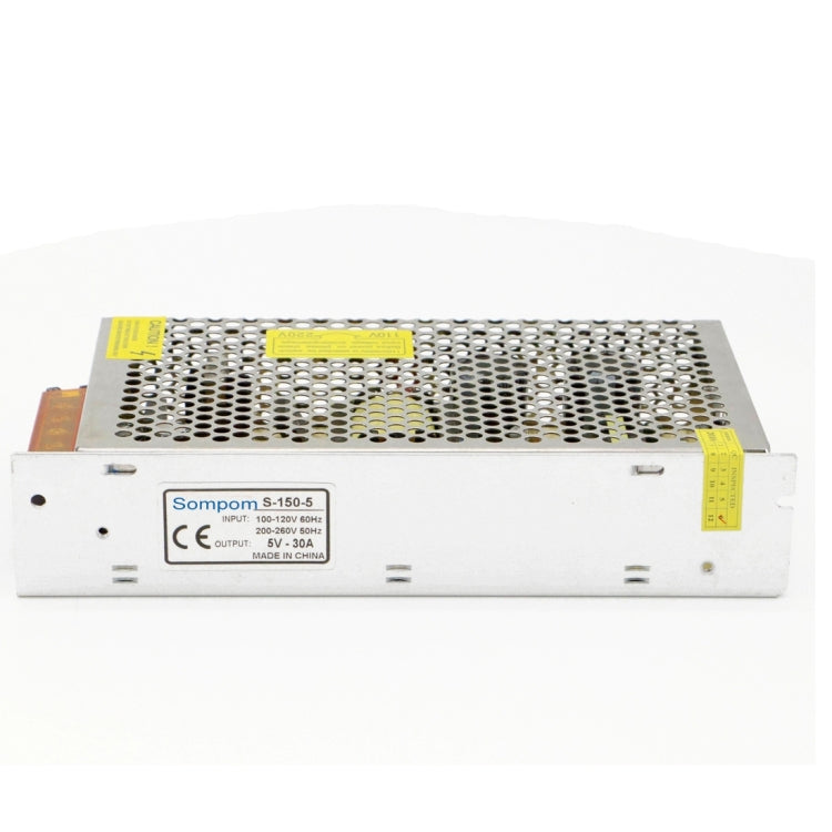 SOMPOM S-150-5 150W 5V 30A Switching Driver LED Light Strip Display Screen Lighting Monitor Power Supply - free shipping - PMc TechLife - Order now!