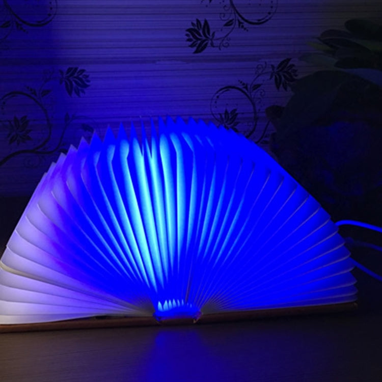 Foldable Pages RGB + Warm White Light Book Shape LED Light , Creative Portable USB Charging Big Size Night Light(Brown) - Night Lights by PMc TechLife | Online Shopping South Africa | PMc TechLife | Buy Now Pay Later Mobicred