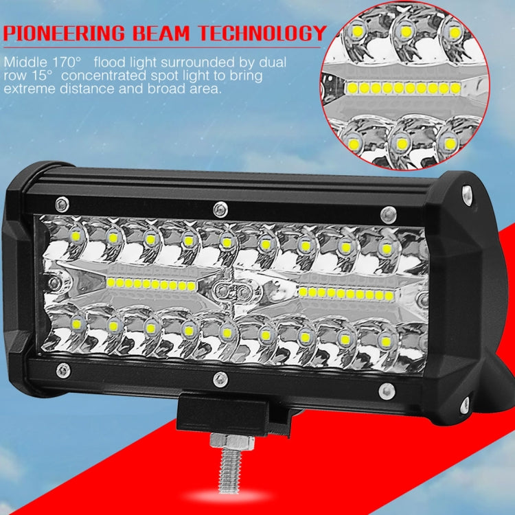 7 inch 30W 3000LM 6000K LED Strip Lamp Working Refit Off-road Vehicle Roof Strip Light - Work Lights by PMC TechLife | Online Shopping South Africa | PMC TechLife | Buy Now Pay Later Mobicred