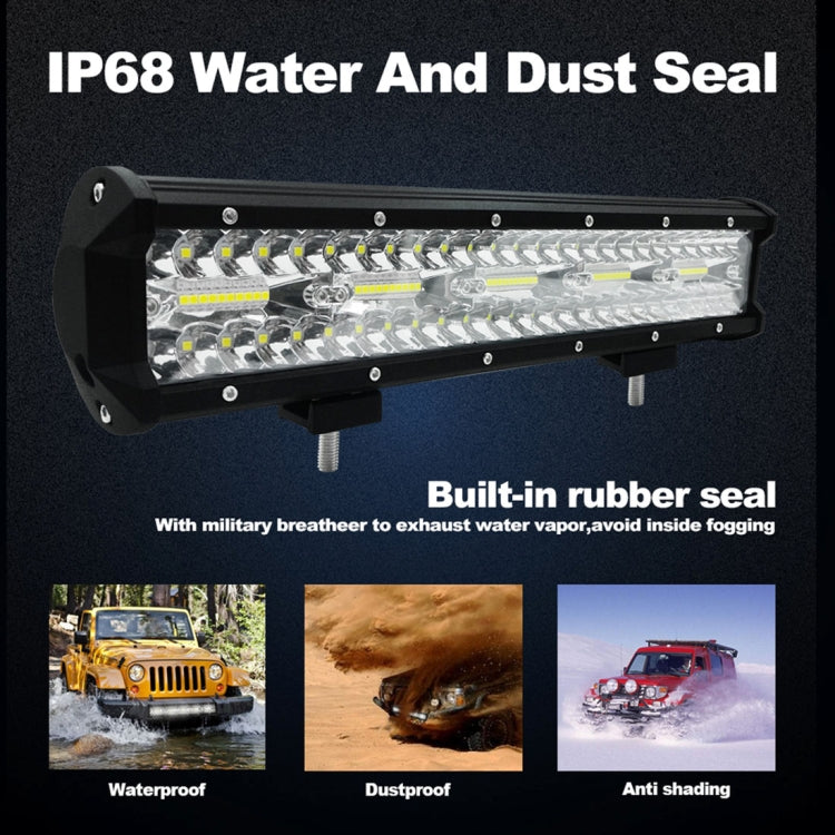 15 inch 75W 7500LM 6000K LED Strip Working Refit Off-road Vehicle Lamp Roof Strip Light - Work Lights by PMC TechLife | Online Shopping South Africa | PMC TechLife | Buy Now Pay Later Mobicred
