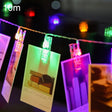 10m Photo Clip LED Fairy String Light, 80 LEDs 3 x AA Batteries Box Chains Lamp Decorative Light for Home Hanging Pictures, DIY Party, Wedding, Christmas Decoration - Holiday Lights by PMc TechLife | Online Shopping South Africa | PMc TechLife | Buy Now Pay Later Mobicred