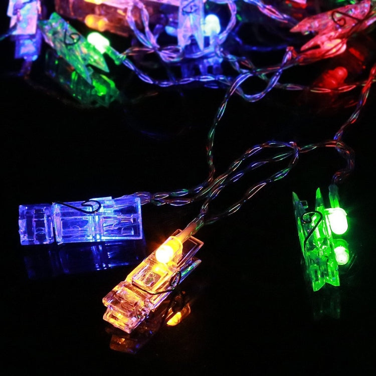 10m Photo Clip LED Fairy String Light, 80 LEDs 3 x AA Batteries Box Chains Lamp Decorative Light for Home Hanging Pictures, DIY Party, Wedding, Christmas Decoration