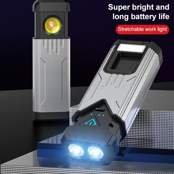 KXK-886 IP44 Water-resistant Work Light 3 Color Temperature COB Emergency Flashlight