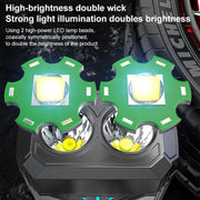 KXK-886 IP44 Water-resistant Work Light 3 Color Temperature COB Emergency Flashlight
