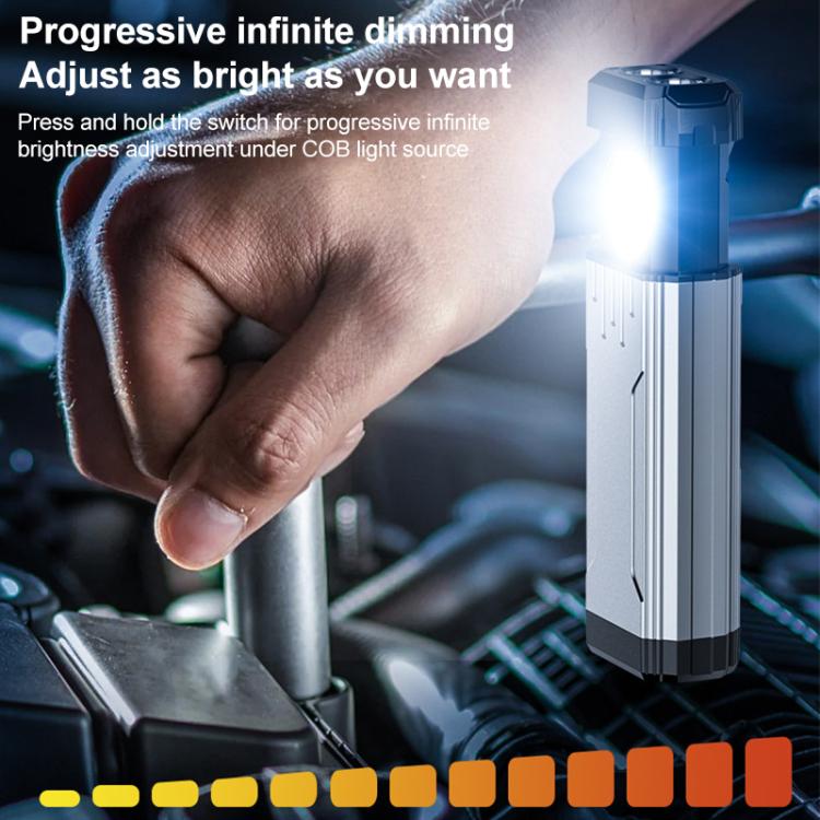 KXK-886 IP44 Water-resistant Work Light 3 Color Temperature COB Emergency Flashlight