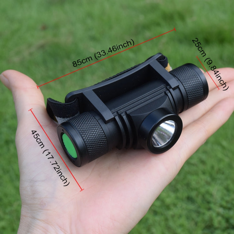 D20 5W XML-2 IPX6 Waterproof Headband Light, 1200 LM USB Charging Rotate Focus Outdoor LED Headlight - Headlamp by PMC TechLife | Online Shopping South Africa | PMC TechLife | Buy Now Pay Later Mobicred