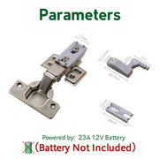 10 PCS 0.3W Universal Inner Hinge LED Sensor lamp Cupboard 3 LEDs Night light Auto ON/OFF Bulb(Warm White)