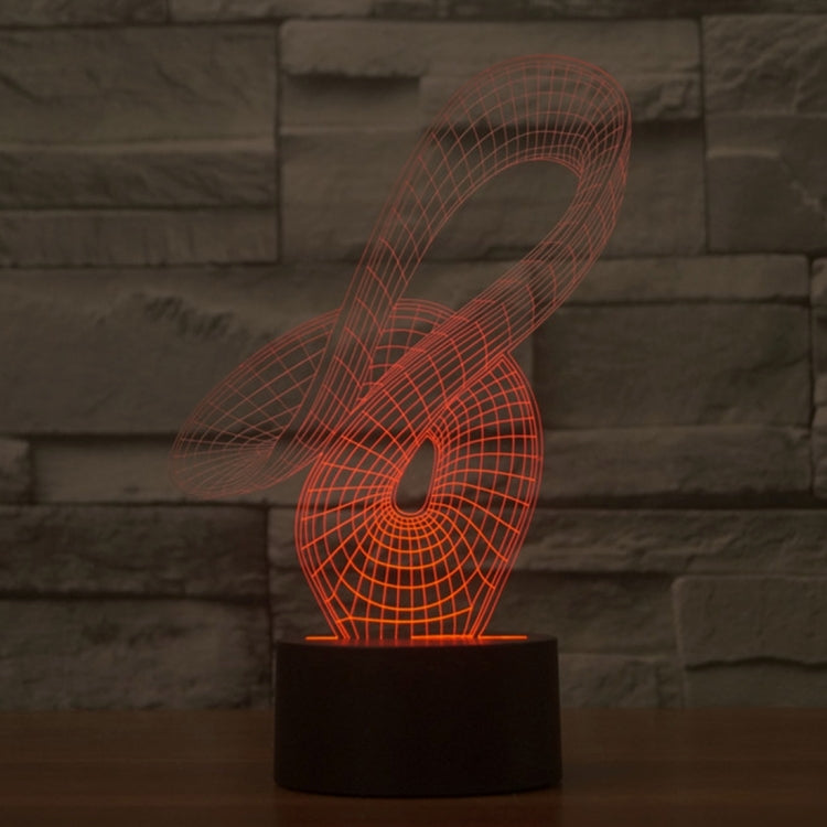Abstract Style 3D Touch Switch Control LED Light , 7 Color Discoloration Creative Visual Stereo Lamp Desk Lamp Night Light - Novelty Lighting by PMC TechLife | Online Shopping South Africa | PMC TechLife | Buy Now Pay Later Mobicred