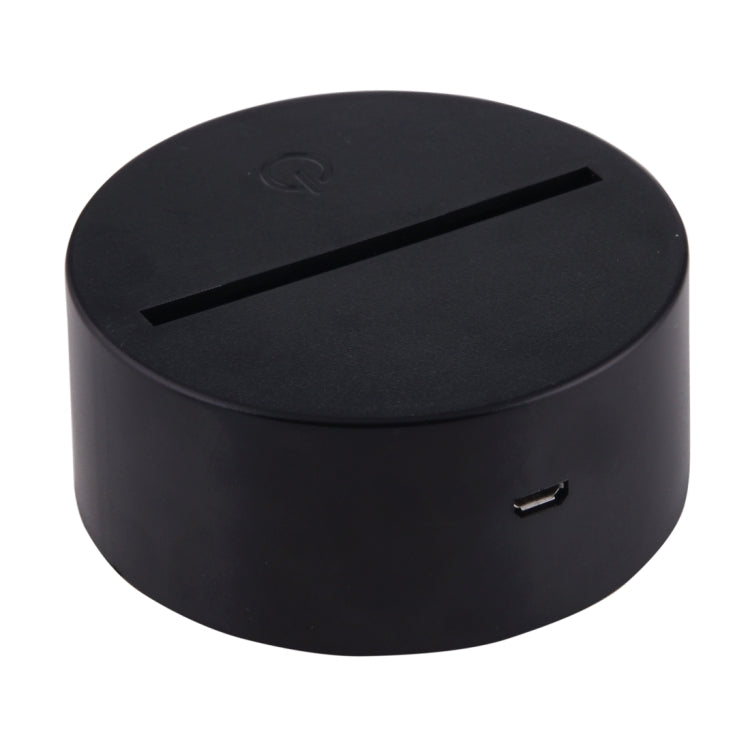 America Globe Style 3D Touch Switch Control LED Light , 7 Colour Discoloration Creative Visual Stereo Lamp Desk Lamp Night Light