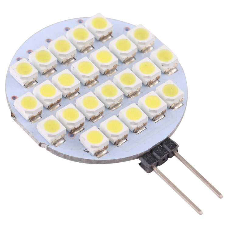 G4 24 LEDs SMD 3528 168LM 6000-6500K Stepless Dimming Energy Saving Light Pin Base Lamp Bulb, DC 12V(White Light) - free shipping - PMC TechLife - Order now!