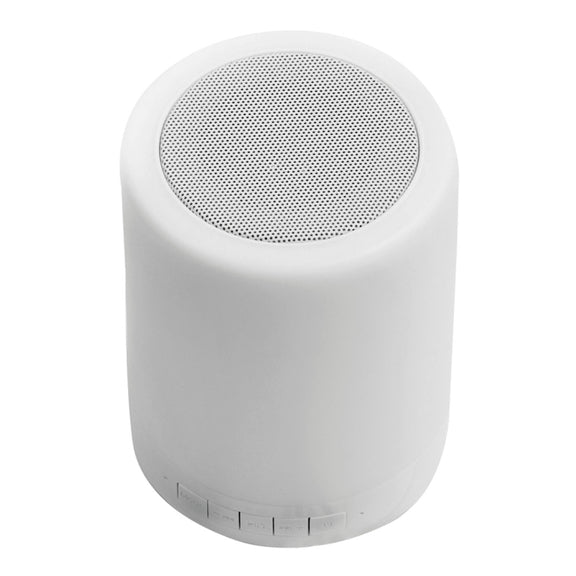 388 Atmosphere Light Music Table Lamp Multifunctional Wireless Bluetooth Speaker , with LED Light & Handle, Support AUX IN & Hands-free Answer & TF Card