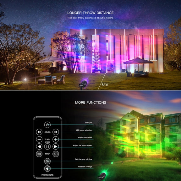 Blinblin CPF-LED 9W RGB IP65 Water-resistant ABS Shell Landscape Light, Lawn Lamp Floodlight with 12-keys Remote Control