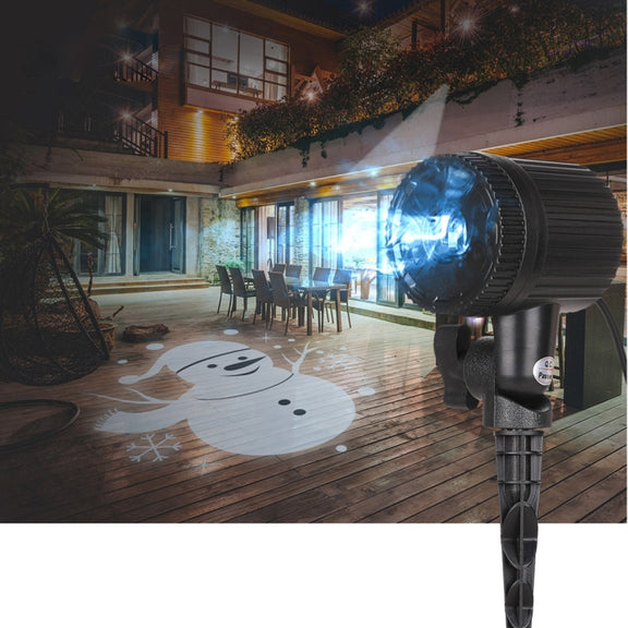Blinblin CPS-L101 2W IP65 Water-resistant White Light ABS Shell Landscape Light, Single Pattern Outdoor Lawn Lamp