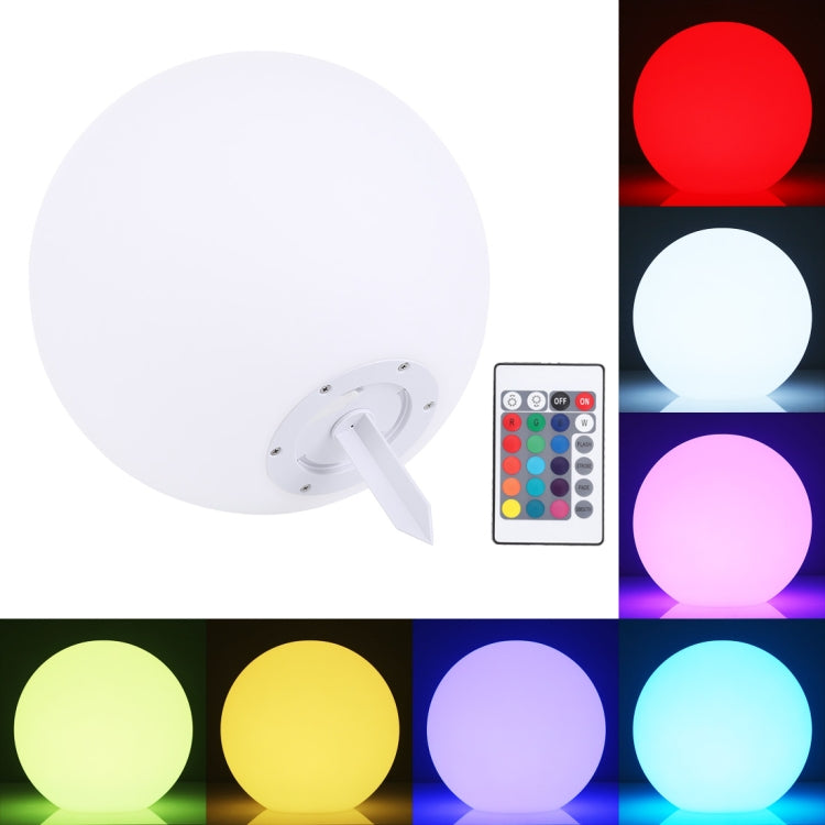Esmartlive ES-BALL 30cm Colorful Light LED Ball Light with Remote Control, IP65 Waterproof LED Decorative Light(White) - Night Lights by PMc TechLife | Online Shopping South Africa | PMc TechLife | Buy Now Pay Later Mobicred