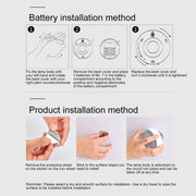 R10 USB Charging LED PIR Sensor Night Light , 4000K Emergency Light Cabinet Lamp, Sensor Distance: about 3m, DC 4.5V(Blue)