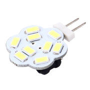 G4 9 LED SMD 5730 Flower Decorative Light for Indoor / Outdoor Decoration, DC/AC 12-24V, Side Pins (White Light)