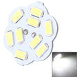 G4 9 LED SMD 5730 Flower Decorative Light for Indoor / Outdoor Decoration, DC/AC 12-24V, Back Pins(White Light) - free shipping - PMc TechLife - Order now!