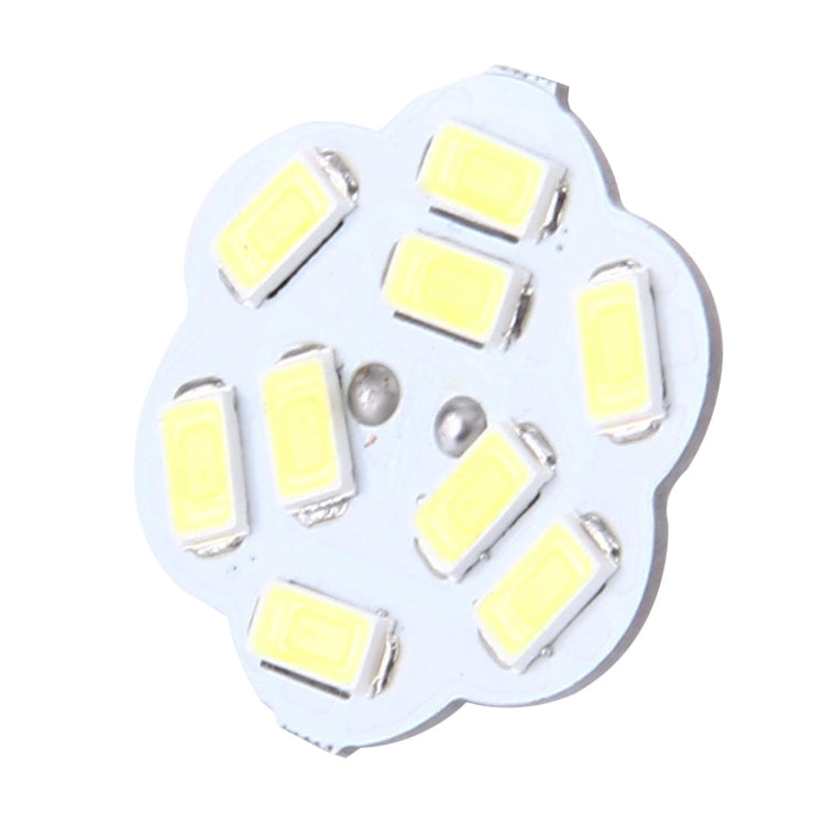 G4 9 LED SMD 5730 Flower Decorative Light for Indoor / Outdoor Decoration, DC/AC 12-24V, Back Pins(White Light)