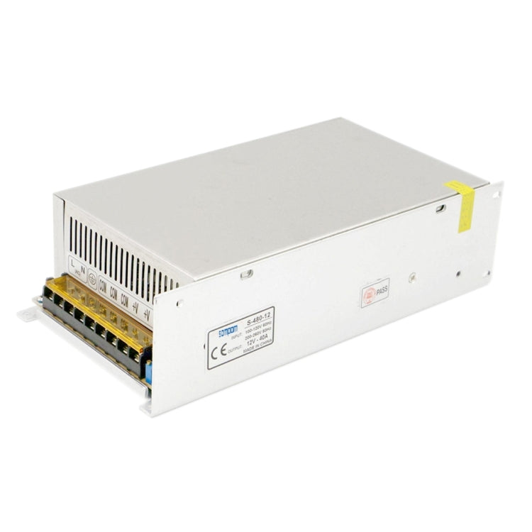 SOMPOM S-480-12 480W 12V 40A Iron Shell Driver LED Light Strip Lighting Monitor Power Supply - free shipping - PMC Jewellery - Order now!