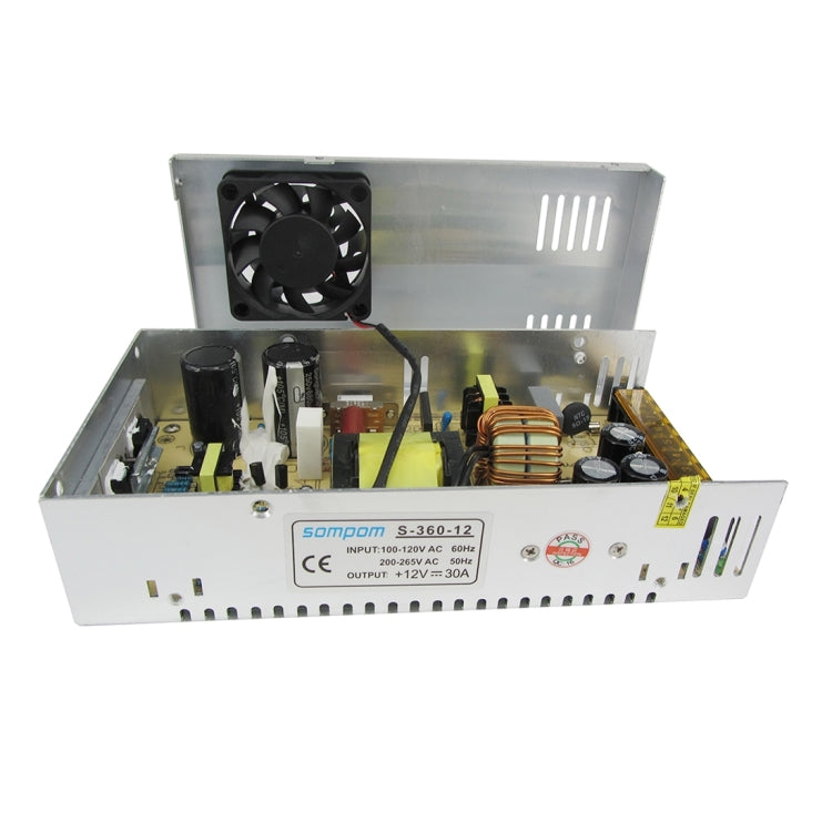 SOMPOM S-360-12 360W 12V 30A Iron Shell Driver LED Light Strip Lighting Monitor Power Supply - free shipping - PMC Jewellery - Order now!