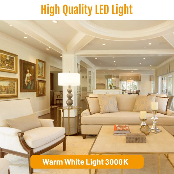 GU10 5W 8 LEDs SMD 2835 LED Spotlight 3000K Dimmable, AC 220V (Warm White)