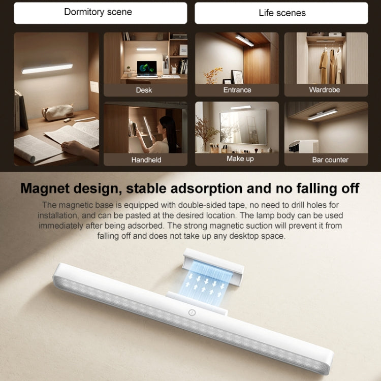 Original Xiaomi Mijia Magnetic Reading Lamp 2000mAh Type-C Rechargeable LED Desk Lamp - free shipping - PMC TechLife - Order now!