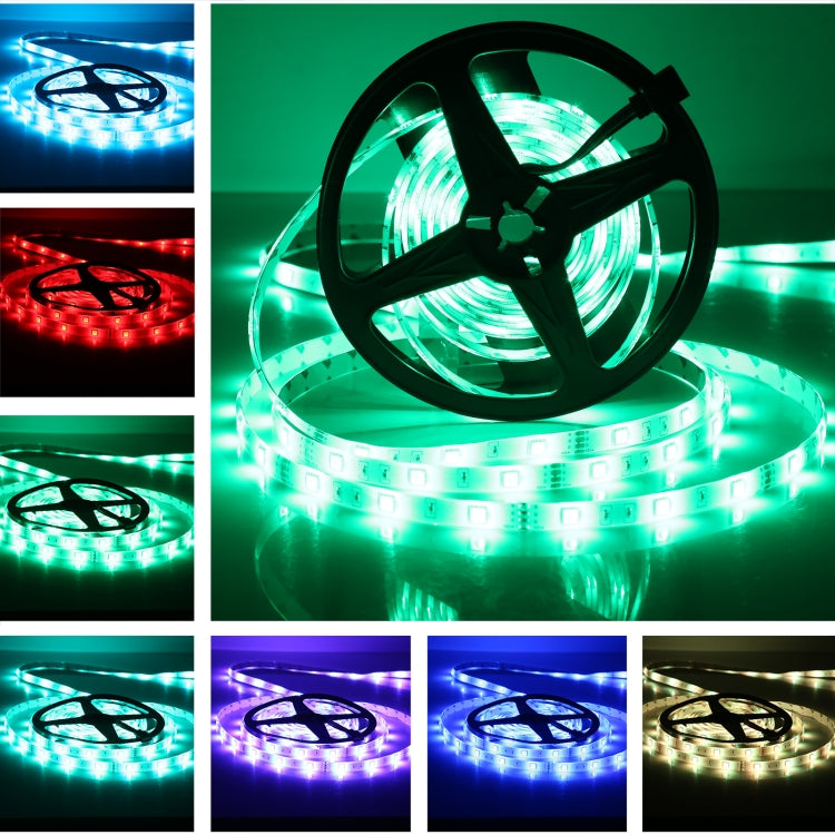 5m 150 LEDs SMD 5050 IP65 Waterproof Bluetooth RGB Light Strip with 24-keys Remote Control, EU Plug - free shipping - PMC Jewellery - Order now!
