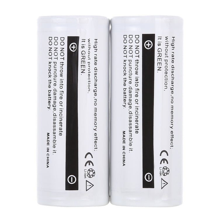 LusteFire 2 PCS 8000mAh 3.7V 26650 Lithium Rechargeable Battery with PCB - Li-ion Batteries by PMC TechLife | Online Shopping South Africa | PMC TechLife | Buy Now Pay Later Mobicred