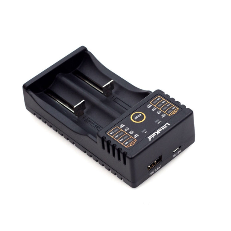 LiitoKala lii-202 USB Output Intelligent Battery Charger for Li-ion IMR 18650, 18490, 18350, 17670, 17500, 16340(RCR123), 14500, 10440 - Charger & Converter by PMC TechLife | Online Shopping South Africa | PMC TechLife | Buy Now Pay Later Mobicred
