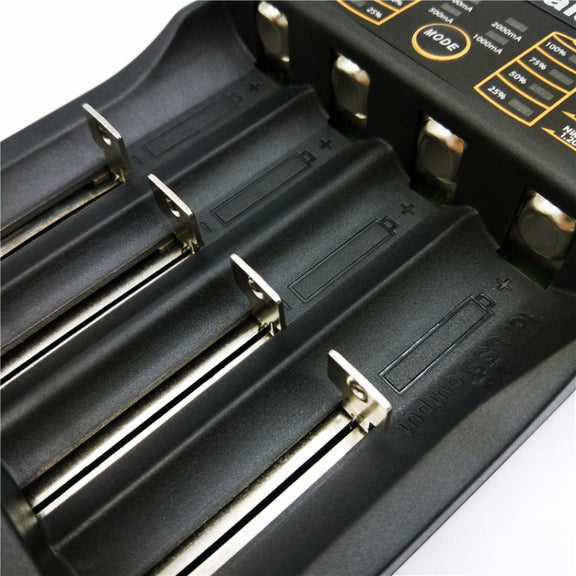 LiitoKala lii-402 4 In 1 Lithium Battery Charger for Li-ion IMR 18650, 18490, 18350, 17670, 17500, 16340(RCR123), 14500, 10440