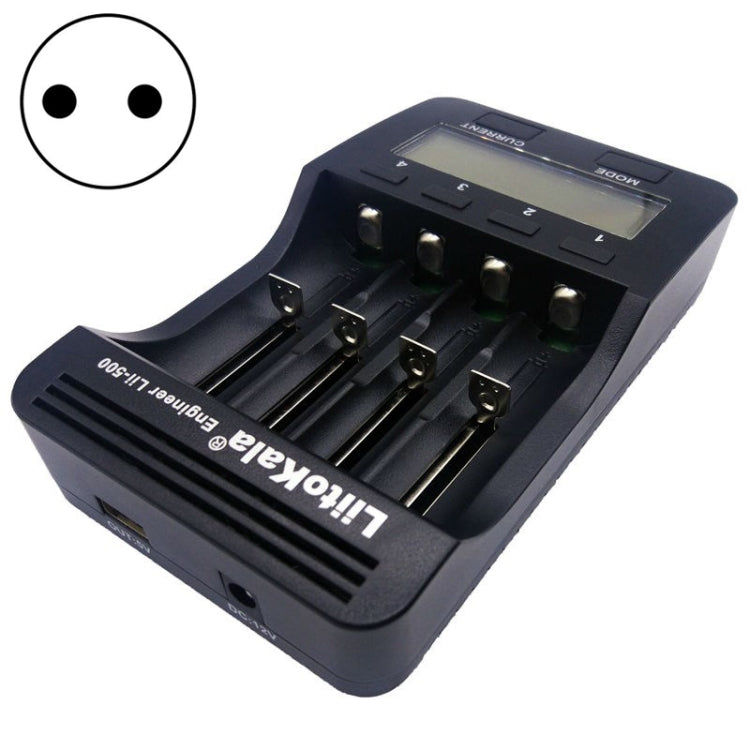 LiitoKala lii-500 Lithium Battery Charger for Li-ion IMR 18650, 26650, 16340, 14500, 10440, 18500, EU Plug - Charger & Converter by PMC TechLife | Online Shopping South Africa | PMC TechLife | Buy Now Pay Later Mobicred