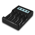 Micro USB 4 Slot Battery Charger for 3.7V Lithium-ion Battery, with LCD Display - Charger & Converter by PMC TechLife | Online Shopping South Africa | PMC TechLife | Buy Now Pay Later Mobicred