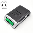 AC 100-240V 4 Slot Battery Charger for AA & AAA Battery, with LCD Display, AU Plug - Charger & Converter by PMC TechLife | Online Shopping South Africa | PMC TechLife | Buy Now Pay Later Mobicred
