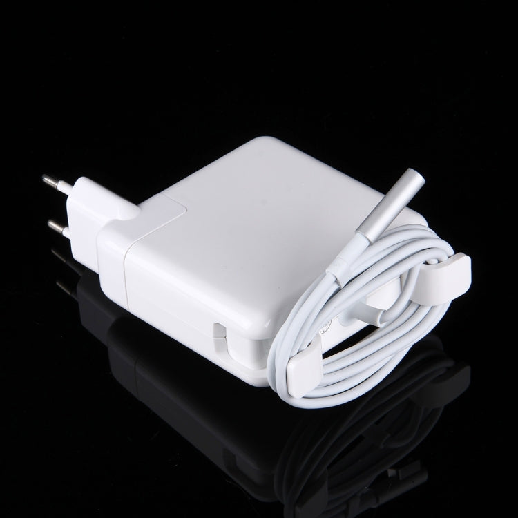 18.5V 4.6A 85W 5 Pin L Style MagSafe 1 Power Charger for Apple Macbook A1222 / A1290/ A1343, Length: 1.7m, EU Plug(White)