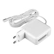 14.5V 3.1A 45W 5 Pin L Style MagSafe 1 Power Charger for Apple Macbook A1244 / A1237 / A1369 / A1370 / A1374 / A1304, Length: 1.7m, EU Plug(White) - Cable & Adapter by PMC Jewellery | Online Shopping South Africa | PMC Jewellery | Buy Now Pay Later Mobicred