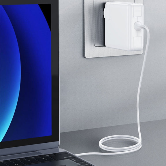 14.5V 3.1A 45W 5 Pin L Style MagSafe 1 Power Charger for Apple Macbook A1244 / A1237 / A1369 / A1370 / A1374 / A1304, Length: 1.7m, EU Plug(White)