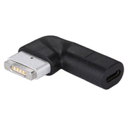 USB-C / Type-C Female to 5 Pin MagSafe 2 (T-Shaped) Male Charge Adapter(Black)