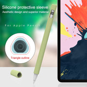 LOVE MEI For Apple Pencil 2 Triangle Shape Stylus Pen Silicone Protective Case Cover(Grey)