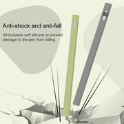LOVE MEI For Apple Pencil 2 Triangle Shape Stylus Pen Silicone Protective Case Cover(Yellow)