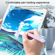 LOVE MEI For Apple Pencil 1 Triangle Shape Stylus Pen Silicone Protective Case Cover (Purple)